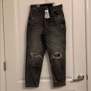 AE Mom Jean 0 X-Short Black